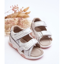 News Sandalias Infantiles Cómodas Velcros Blanco Alaska 3