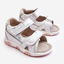 News Sandalias Infantiles Cómodas Velcros Blanco Alaska 2