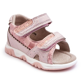 News Sandalias Infantiles Cómodas Velcros Rosa Alaska rosado 6