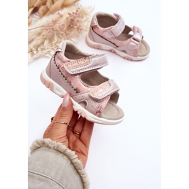 News Sandalias Infantiles Cómodas Velcros Rosa Alaska rosado 5