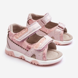 News Sandalias Infantiles Cómodas Velcros Rosa Alaska rosado 2