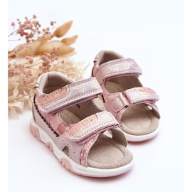 News Sandalias Infantiles Cómodas Velcros Rosa Alaska rosado 3