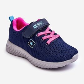 NEWS Deportivas Infantiles Con Velcros Azul Marino Brego 1