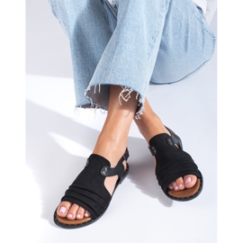 Sandalias Shelovet ante negro 1