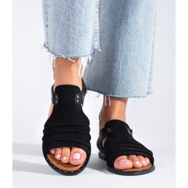 Sandalias Shelovet ante negro 2