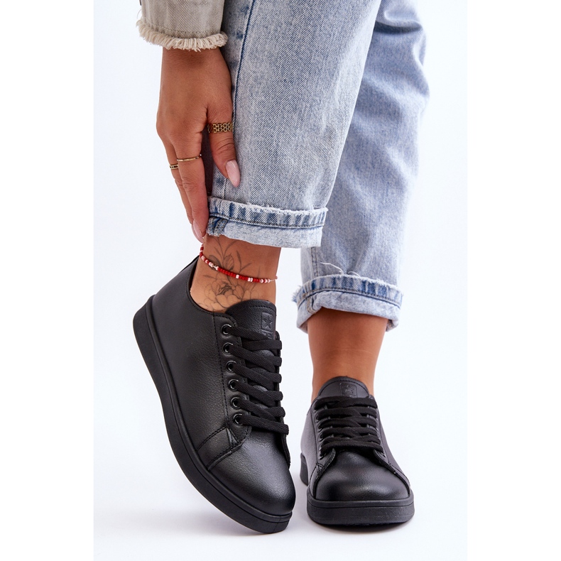 PE1 Zapatillas Clásicas Mujer Piel Black Unlimited negro 2