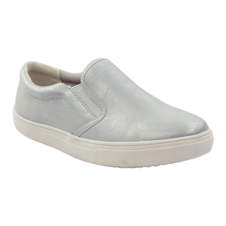 American Club Zapatillas deportivas con aplicación de piel 16541 gris 1