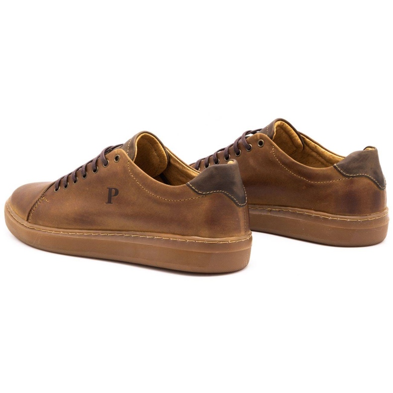 Polbut Zapato piel hombre 2109 camel marrón 4 Polbut Zapato piel hombre 2109 camel marrón 4