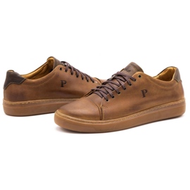 Polbut Zapato piel hombre 2109 camel marrón 3 Polbut Zapato piel hombre 2109 camel marrón 3