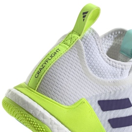 Zapatillas de voleibol adidas CrazyFlight Mid W HP3337 blanco blanco 7
