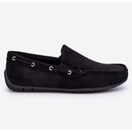 Mocasines de hombre en ante negro Rayan 8