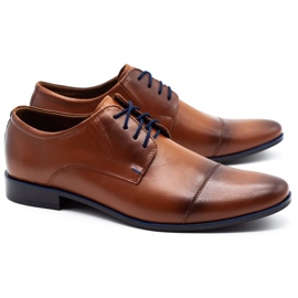 Olivier 288 zapatos de cuero para hombres marrones marrón 2