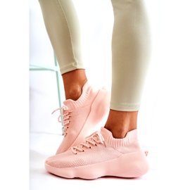 Zapatillas deportivas sin cordones para mujer, rosa rosado 3