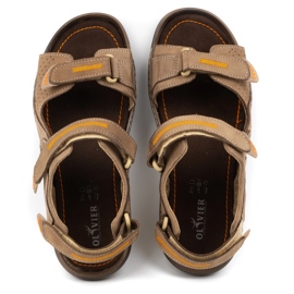 Olivier 323 sandalias de hombre marrón 5