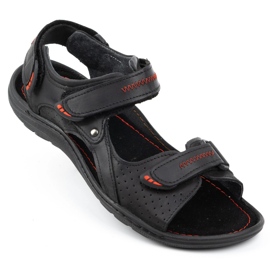 Olivier 323 sandalias de hombre negras negro 2