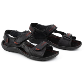 Olivier 323 sandalias de hombre negras negro 4