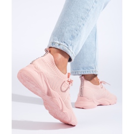 Deportivas de mujer Shelovet rosas rosado 2