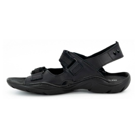 Olivier Sandalias hombre piel negras 448 negro 1