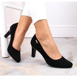 Zapatos de salón en ante negro de Sergio Leone 4