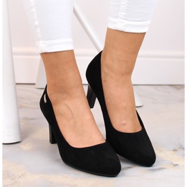 Zapatos de salón en ante negro de Sergio Leone 6