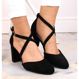Sandalias negras de mujer en el puesto Sergio Leone SK863 negro 9