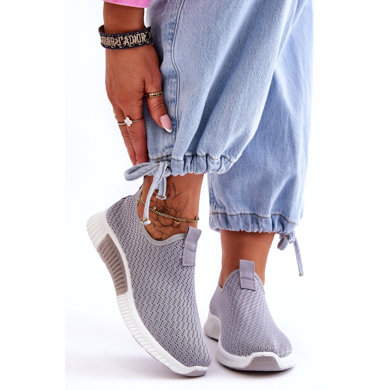 Zapatillas Deportivas Classic Slip-On Gris 5