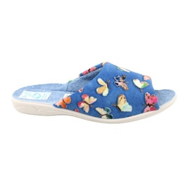 Adanex Zapatillas casa mujer Sara 25373 Mariposas azul 1 Adanex Zapatillas casa mujer Sara 25373 Mariposas azul 1