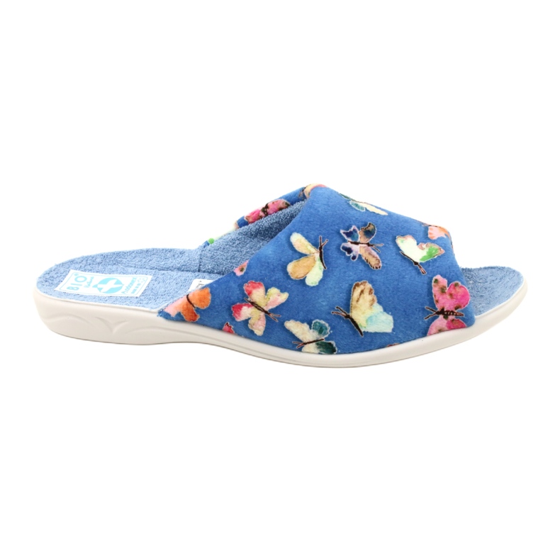 Adanex Zapatillas casa mujer Sara 25373 Mariposas azul 1 Adanex Zapatillas casa mujer Sara 25373 Mariposas azul 1
