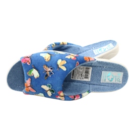 Adanex Zapatillas casa mujer Sara 25373 Mariposas azul 6 Adanex Zapatillas casa mujer Sara 25373 Mariposas azul 6