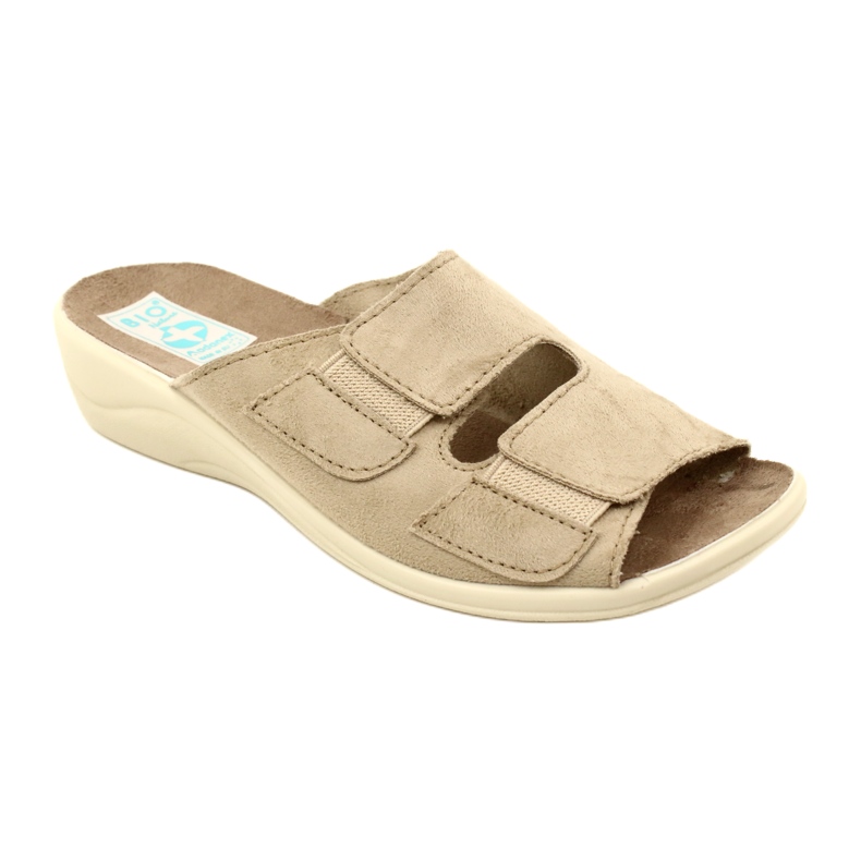 Adanex Chanclas de mujer BIO Nature 26023 beige 1