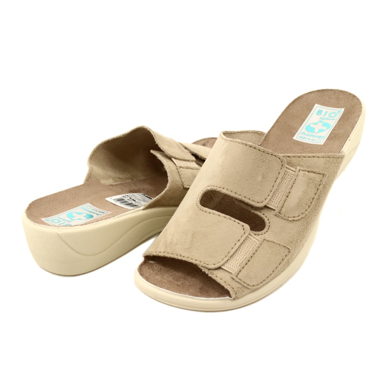Adanex Chanclas de mujer BIO Nature 26023 beige 4