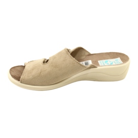 Adanex Chanclas de mujer BIO Nature 26023 beige 2