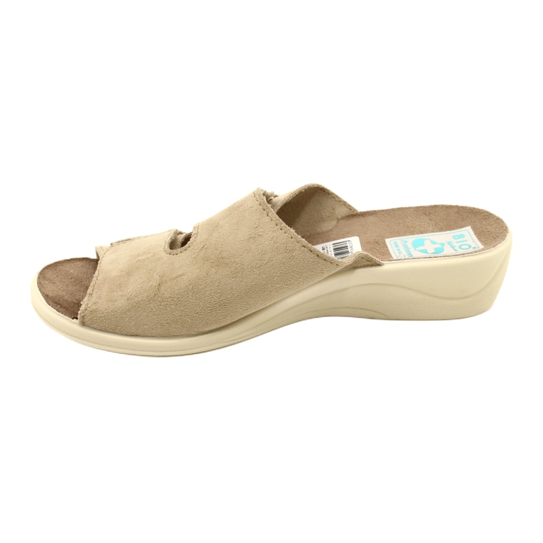 Adanex Chanclas de mujer BIO Nature 26023 beige 2
