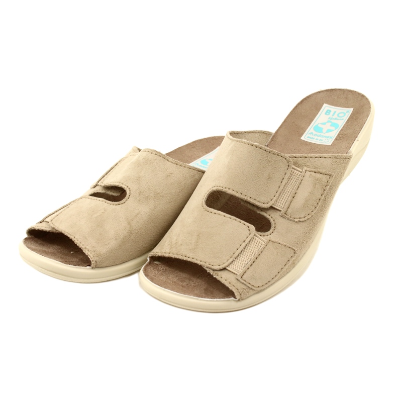 Adanex Chanclas de mujer BIO Nature 26023 beige 3