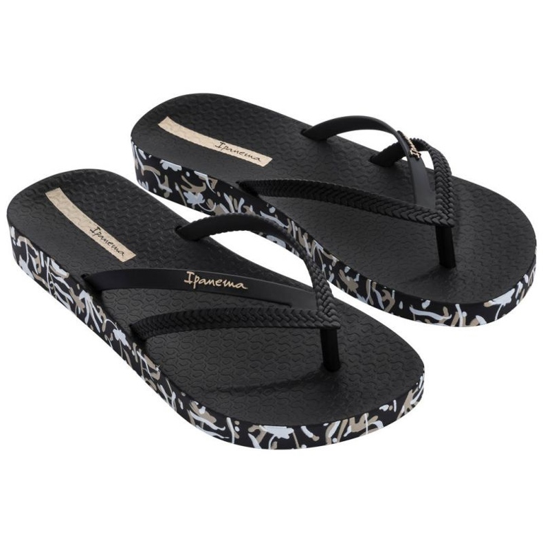 Chanclas Ipanema Bossa Soft V Fem W 82840 AG715 negro 1