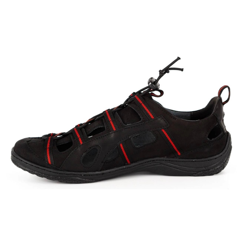 Kampol Zapatos hombre piel calados 26KAM negro 1