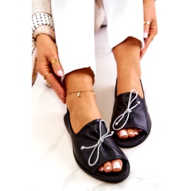 Bailarinas Mujer en Piel Nicole 2660/001 Negro 5