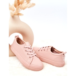 Zapatillas ecológicas para niños Big Star JJ374022 desnuda rosado 4