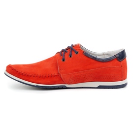 KOMODO Zapatos Mocasines de hombre 875 rojo 1