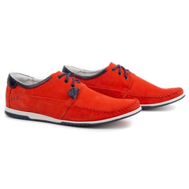 KOMODO Zapatos Mocasines de hombre 875 rojo 2