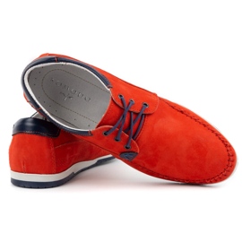 KOMODO Zapatos Mocasines de hombre 875 rojo 3
