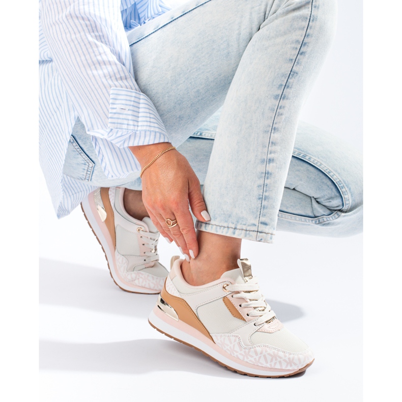 Deportivas mujer Shelovet beige 1