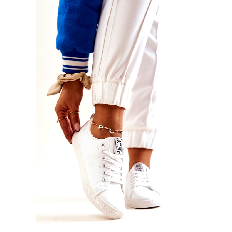 Deportivas Piel Big Star JJ274311 Blanco 2