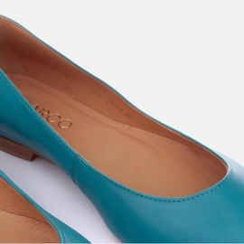 Marco Shoes Bailarinas sutiles azul 4