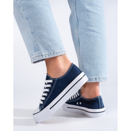 Deportivas mujer Shelovet azul marino 3