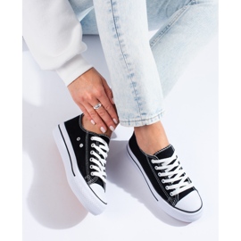 Deportivas Shelovet mujer negras negro 2