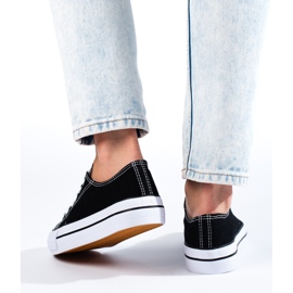 Deportivas Shelovet mujer negras negro 3