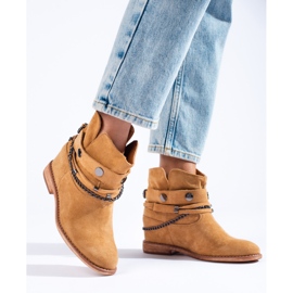 Botas camperas mujer ante Shelovet camel beige 1