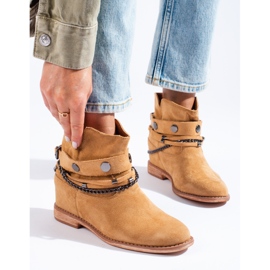 Botas camperas mujer ante Shelovet camel beige 2