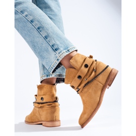 Botas camperas mujer ante Shelovet camel beige 3